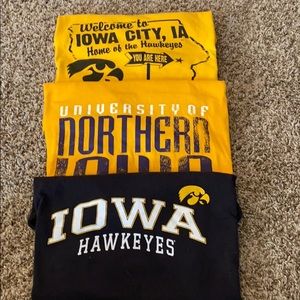 Iowa Hawkeyes T-shirt Lot